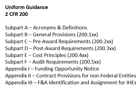 Uniform Guidance